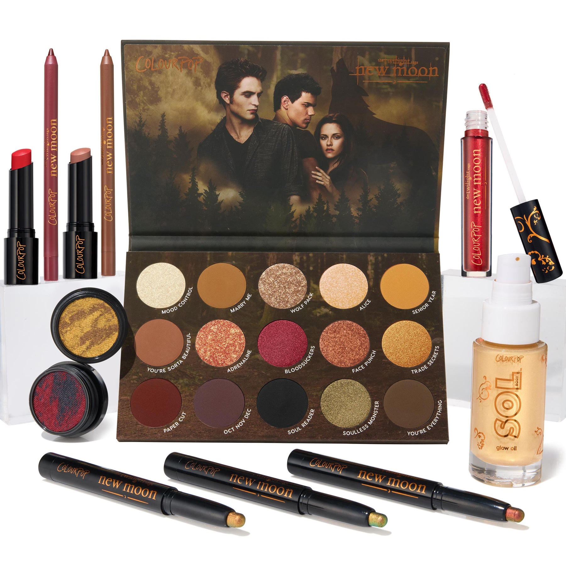 Twilight New Moon x ColourPop Full Collection - Daily Set